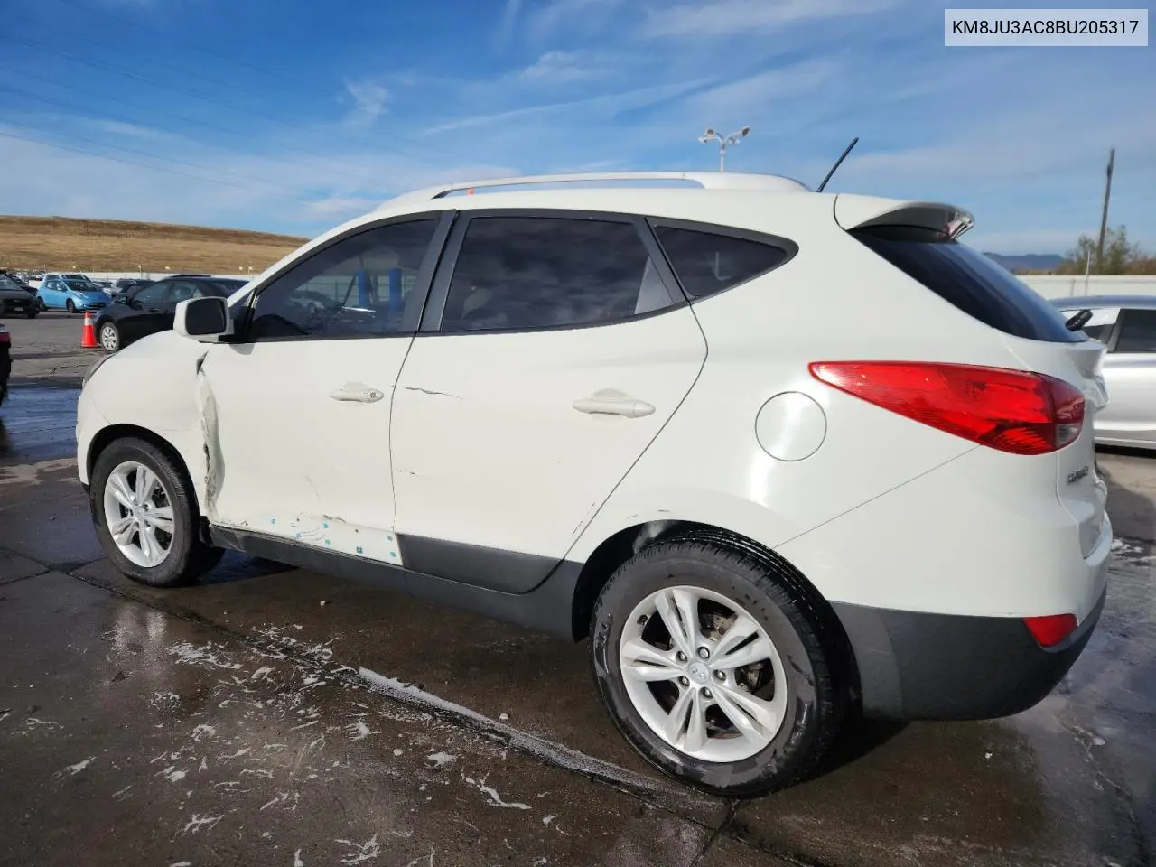 KM8JU3AC8BU205317 2011 Hyundai Tucson Gls