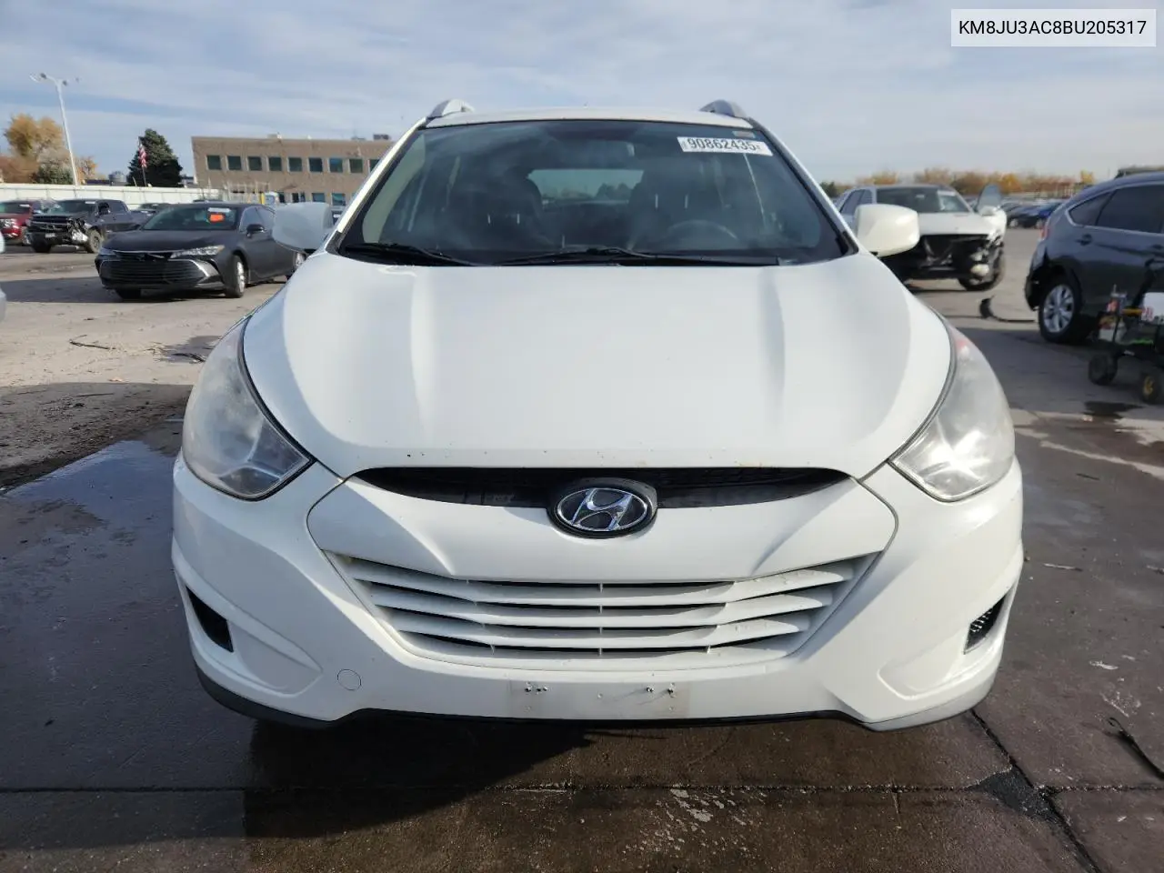 KM8JU3AC8BU205317 2011 Hyundai Tucson Gls