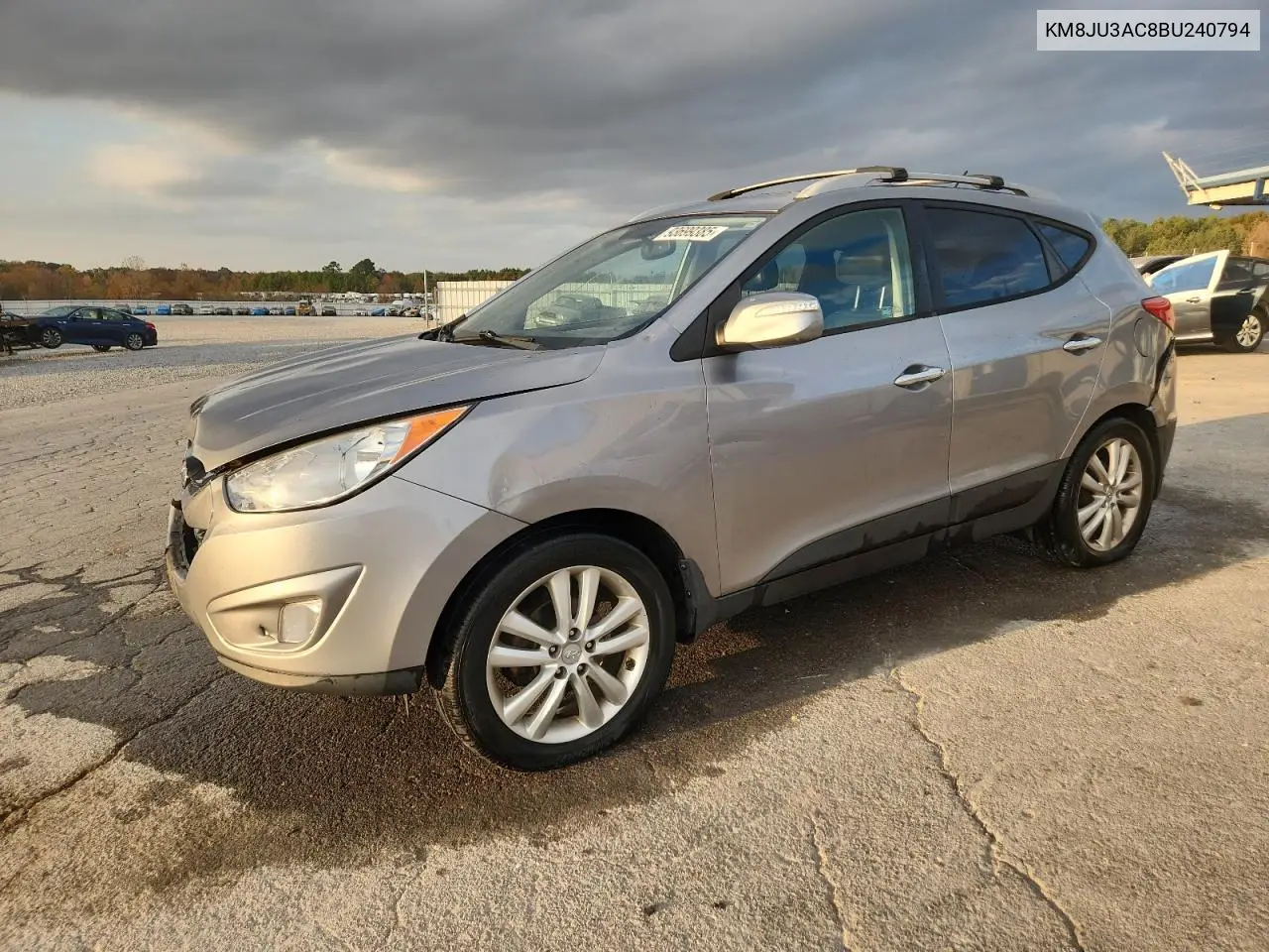 KM8JU3AC8BU240794 2011 Hyundai Tucson Gls
