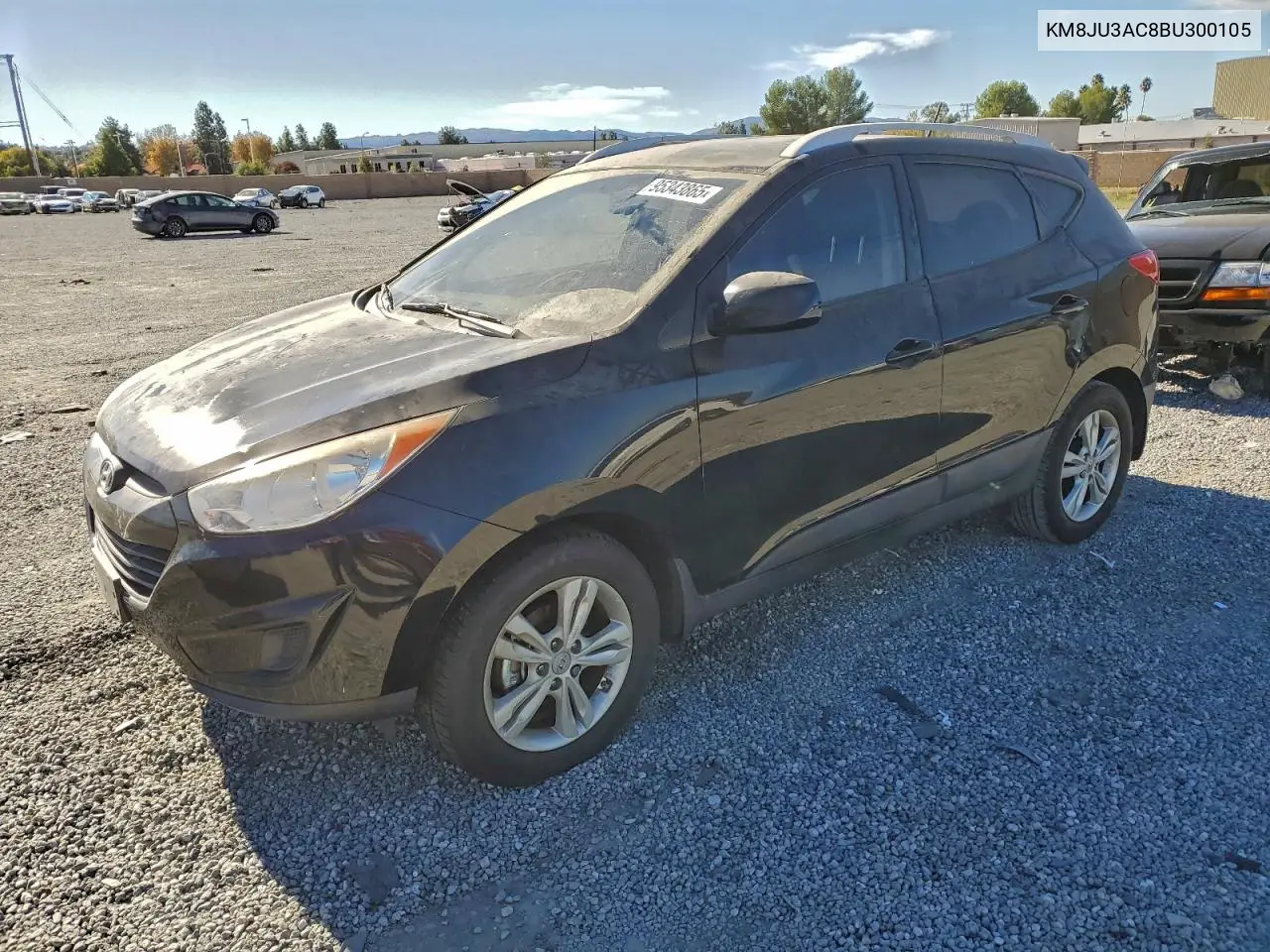 KM8JU3AC8BU300105 2011 Hyundai Tucson Gls