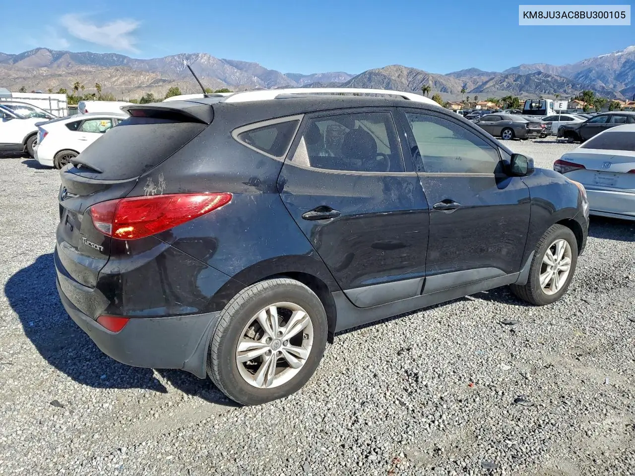 KM8JU3AC8BU300105 2011 Hyundai Tucson Gls