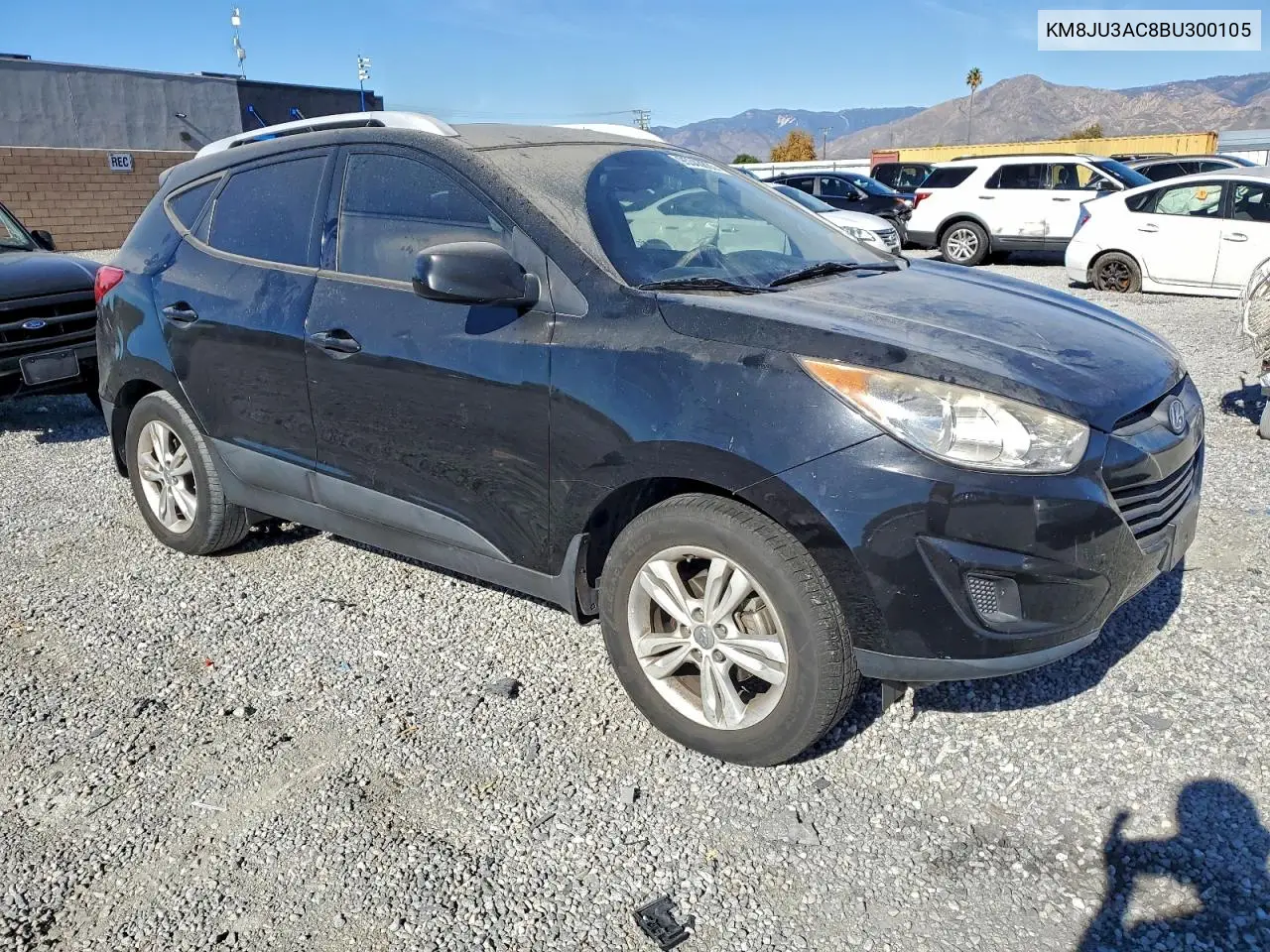 KM8JU3AC8BU300105 2011 Hyundai Tucson Gls