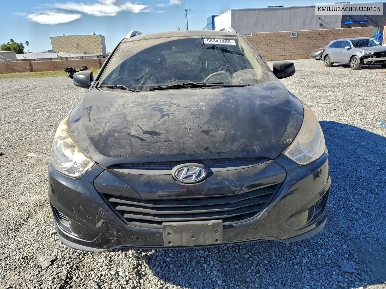 KM8JU3AC8BU300105 2011 Hyundai Tucson Gls