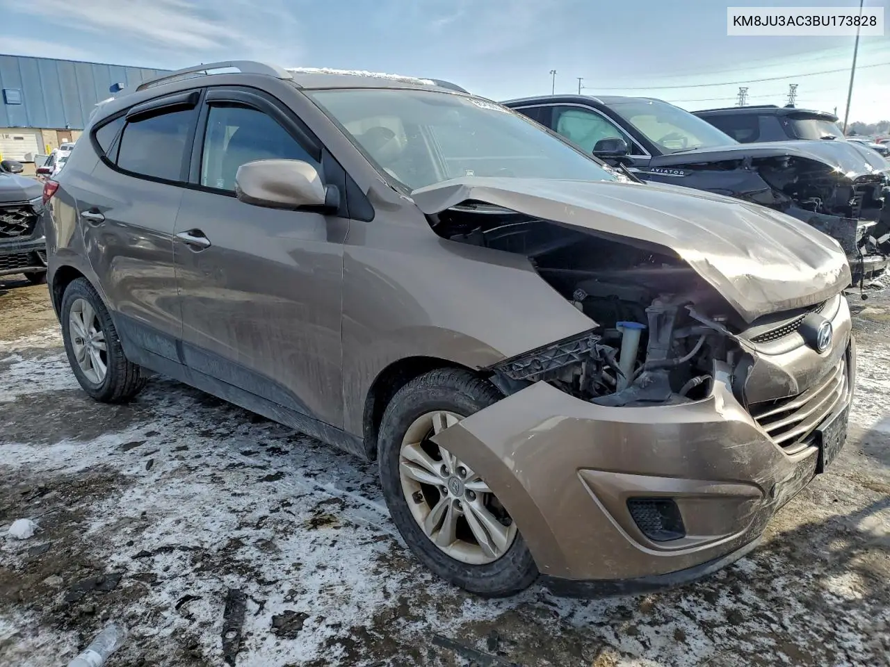 KM8JU3AC3BU173828 2011 Hyundai Tucson Gls