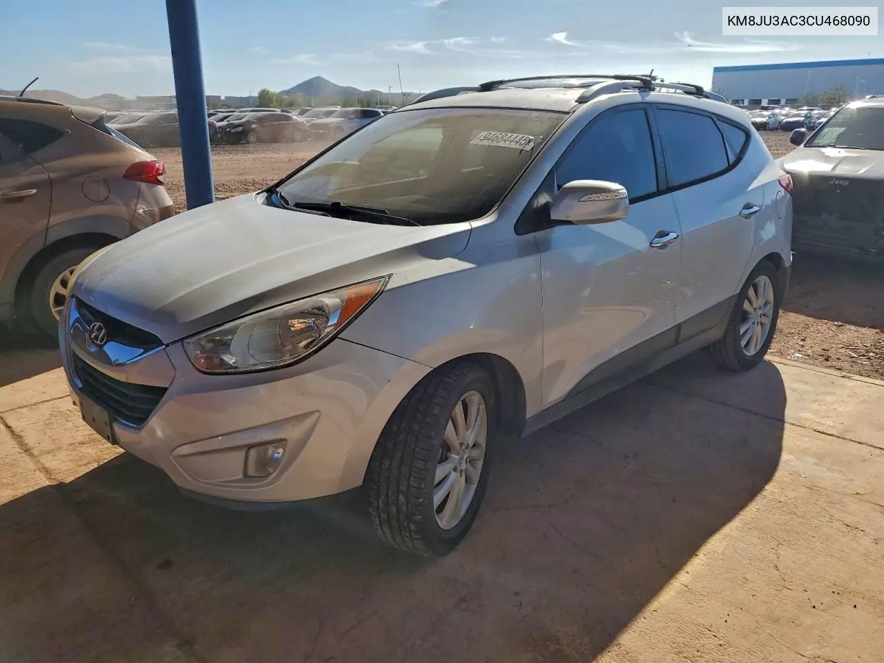 KM8JU3AC3CU468090 2012 Hyundai Tucson Gls