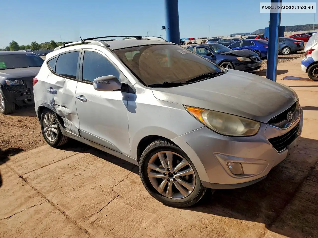KM8JU3AC3CU468090 2012 Hyundai Tucson Gls