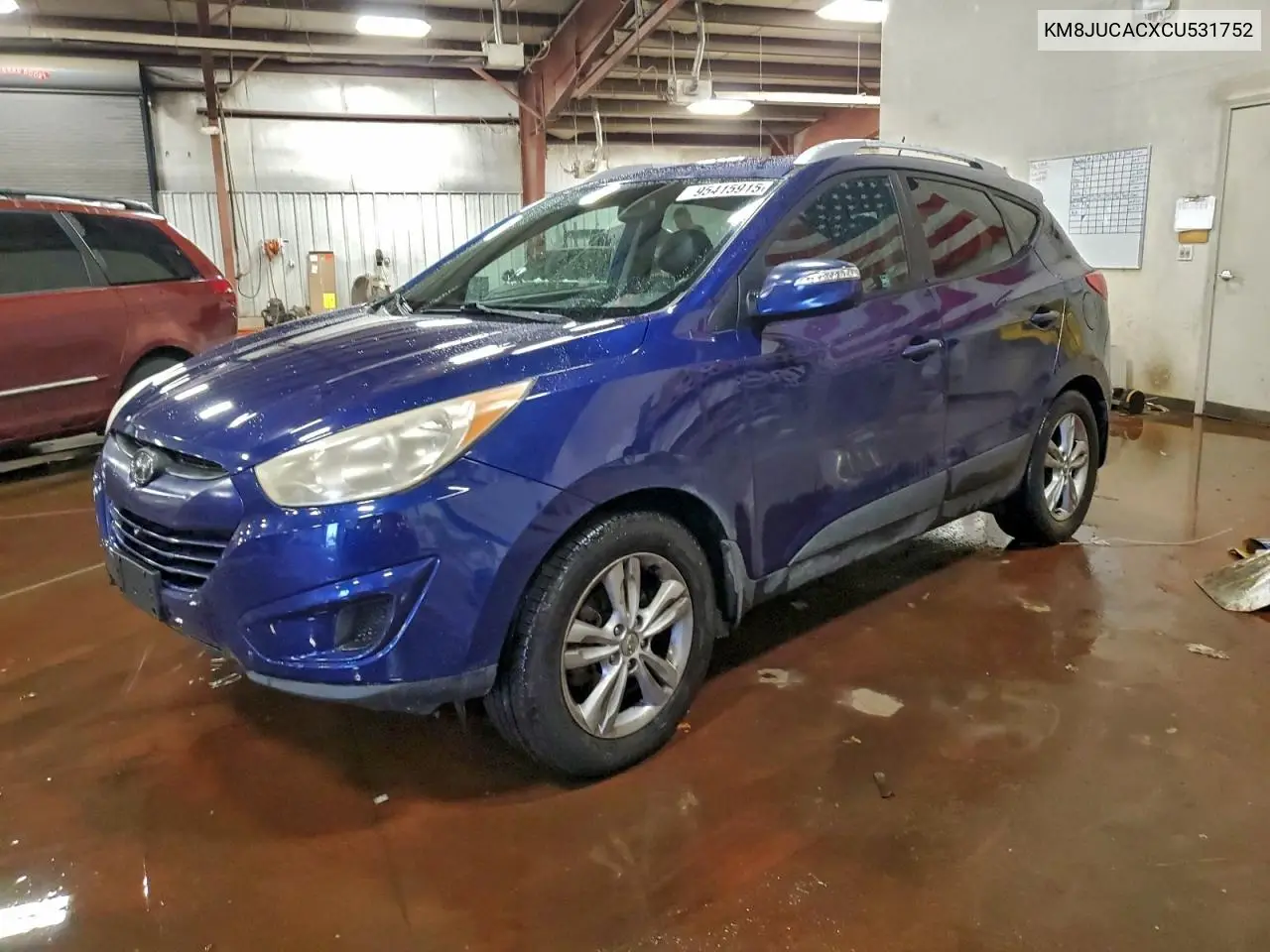 KM8JUCACXCU531752 2012 Hyundai Tucson Gls