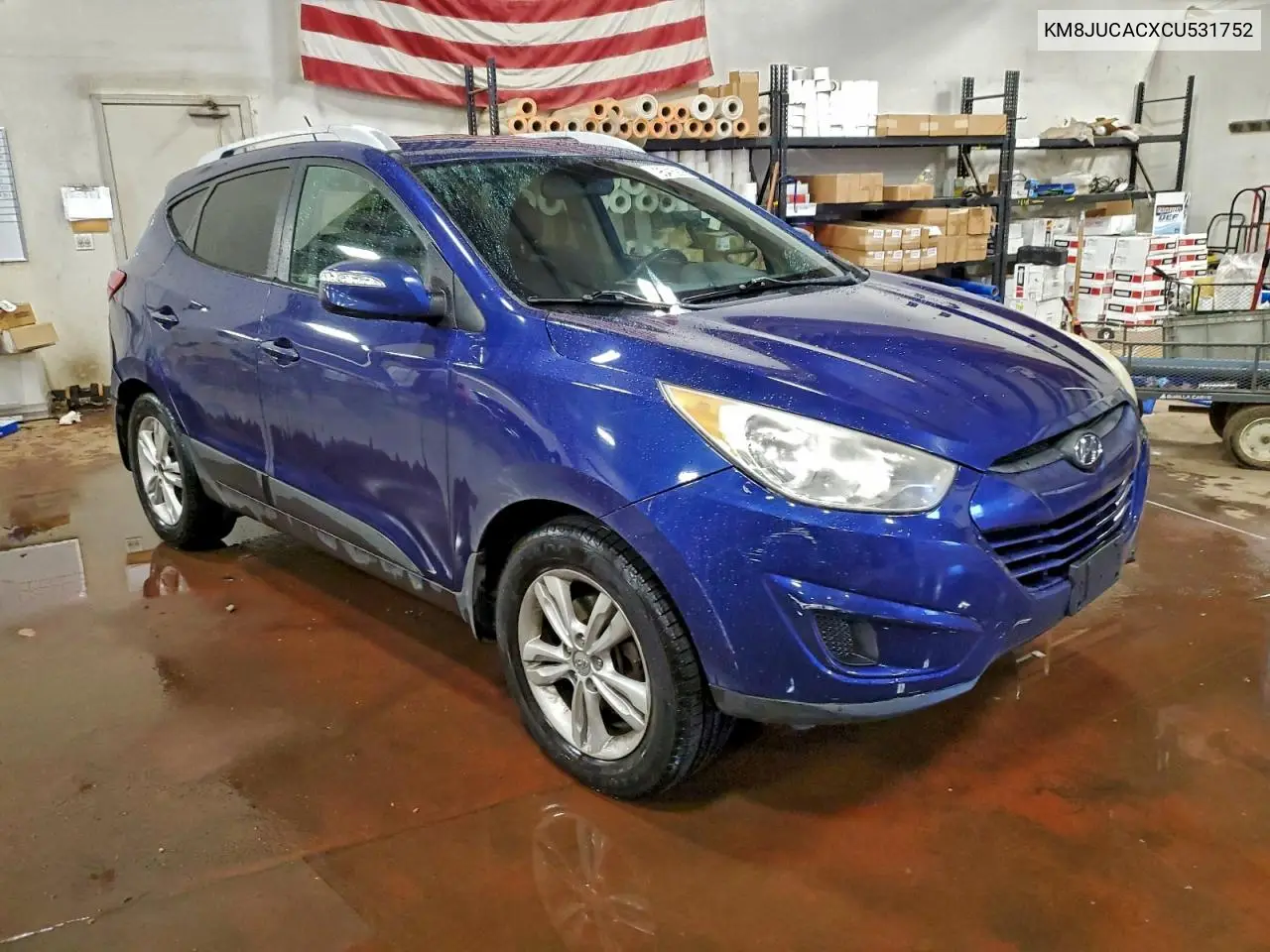 KM8JUCACXCU531752 2012 Hyundai Tucson Gls