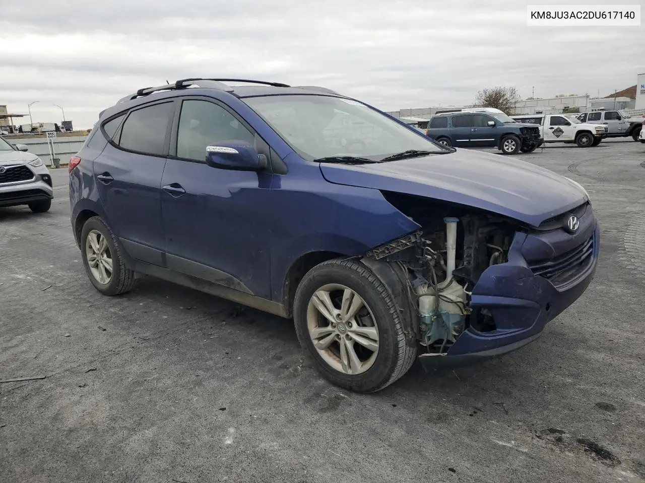 KM8JU3AC2DU617140 2013 Hyundai Tucson Gls