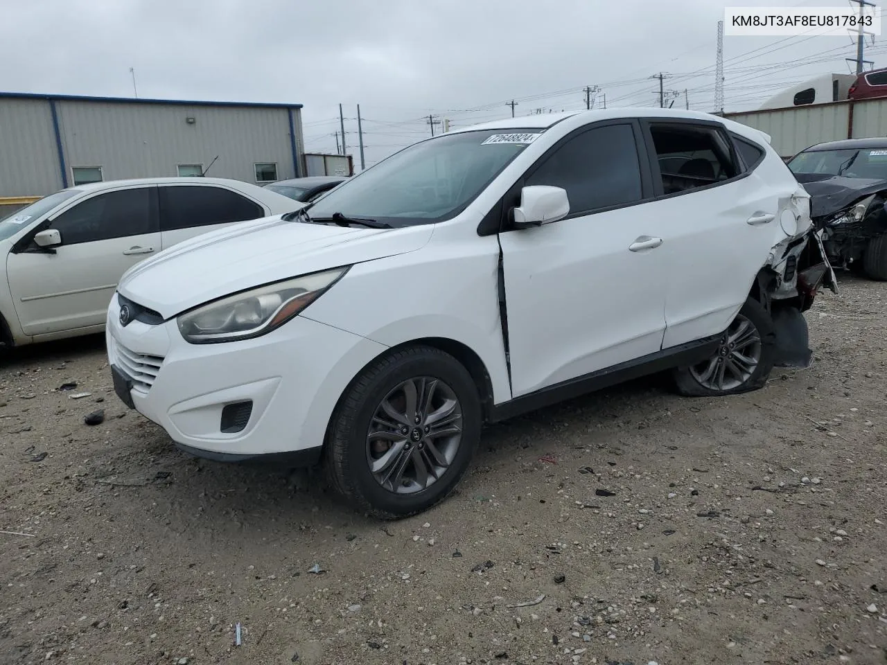 2014 Hyundai Tucson Gls VIN: KM8JT3AF8EU817843 Lot: 72648824