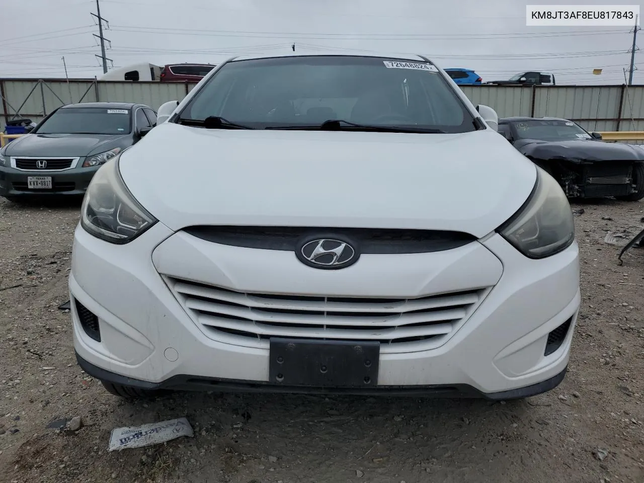 2014 Hyundai Tucson Gls VIN: KM8JT3AF8EU817843 Lot: 72648824