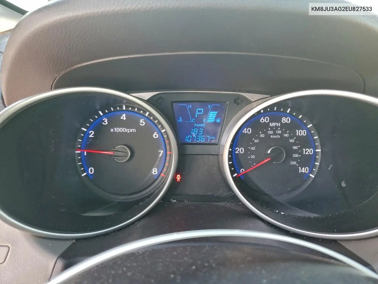 KM8JU3AG2EU827533 2014 Hyundai Tucson Gls