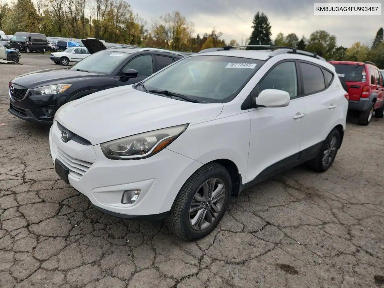 KM8JU3AG4FU993487 2015 Hyundai Tucson Limited