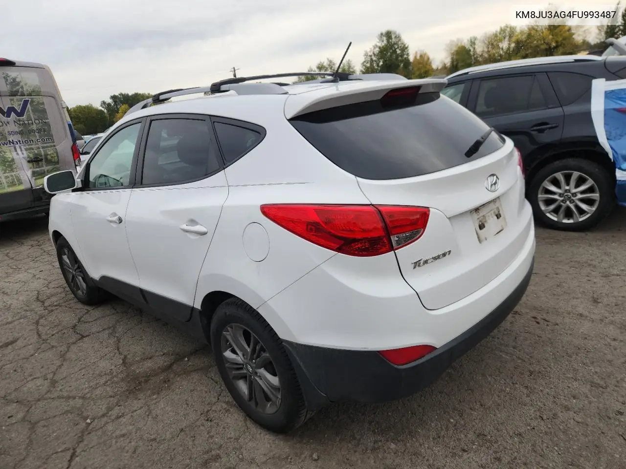 KM8JU3AG4FU993487 2015 Hyundai Tucson Limited