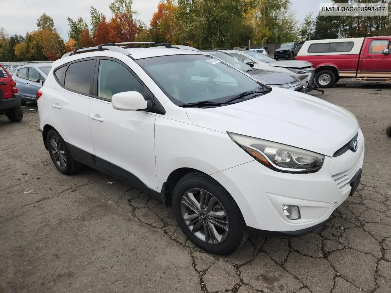 KM8JU3AG4FU993487 2015 Hyundai Tucson Limited