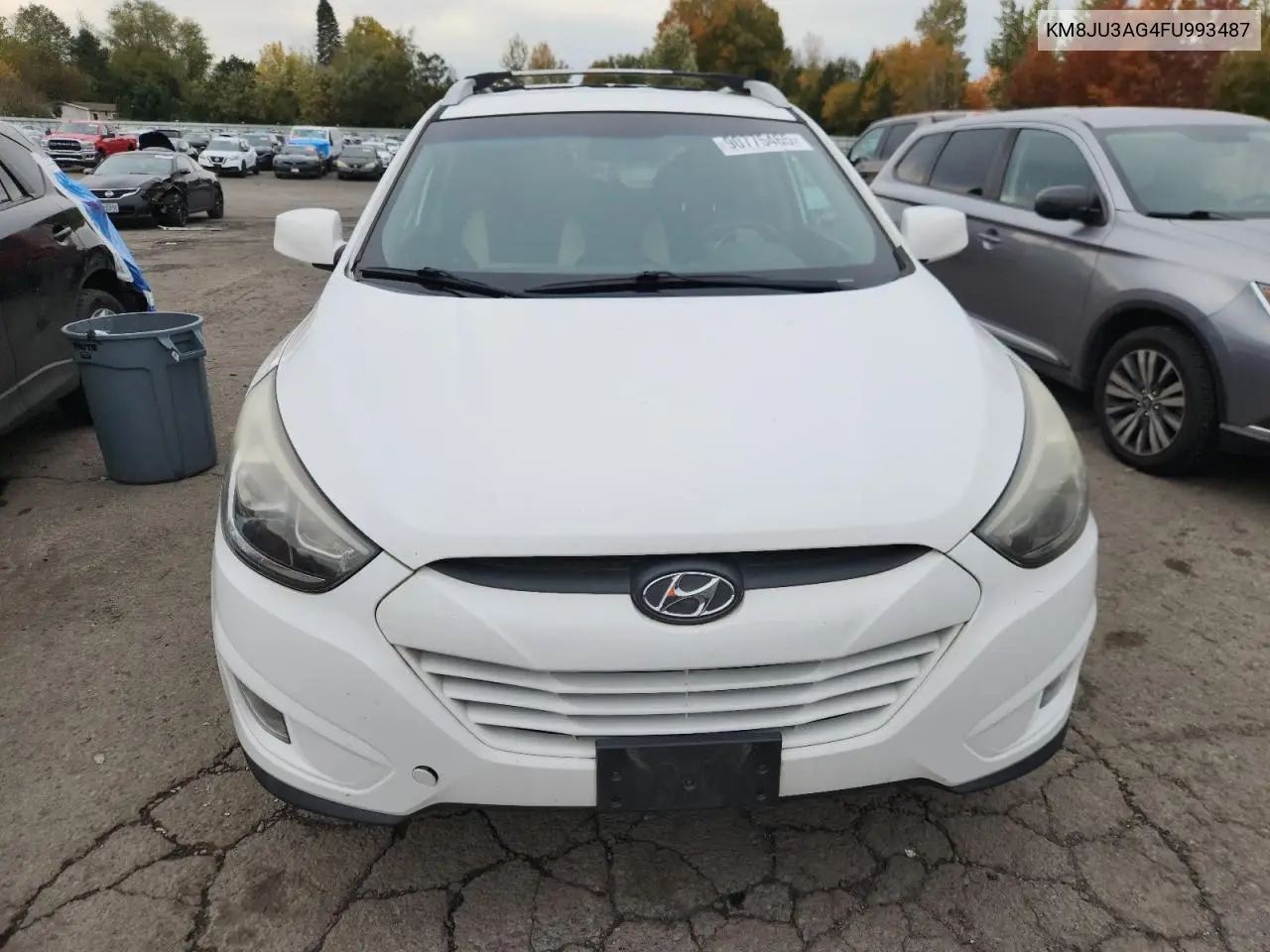 KM8JU3AG4FU993487 2015 Hyundai Tucson Limited