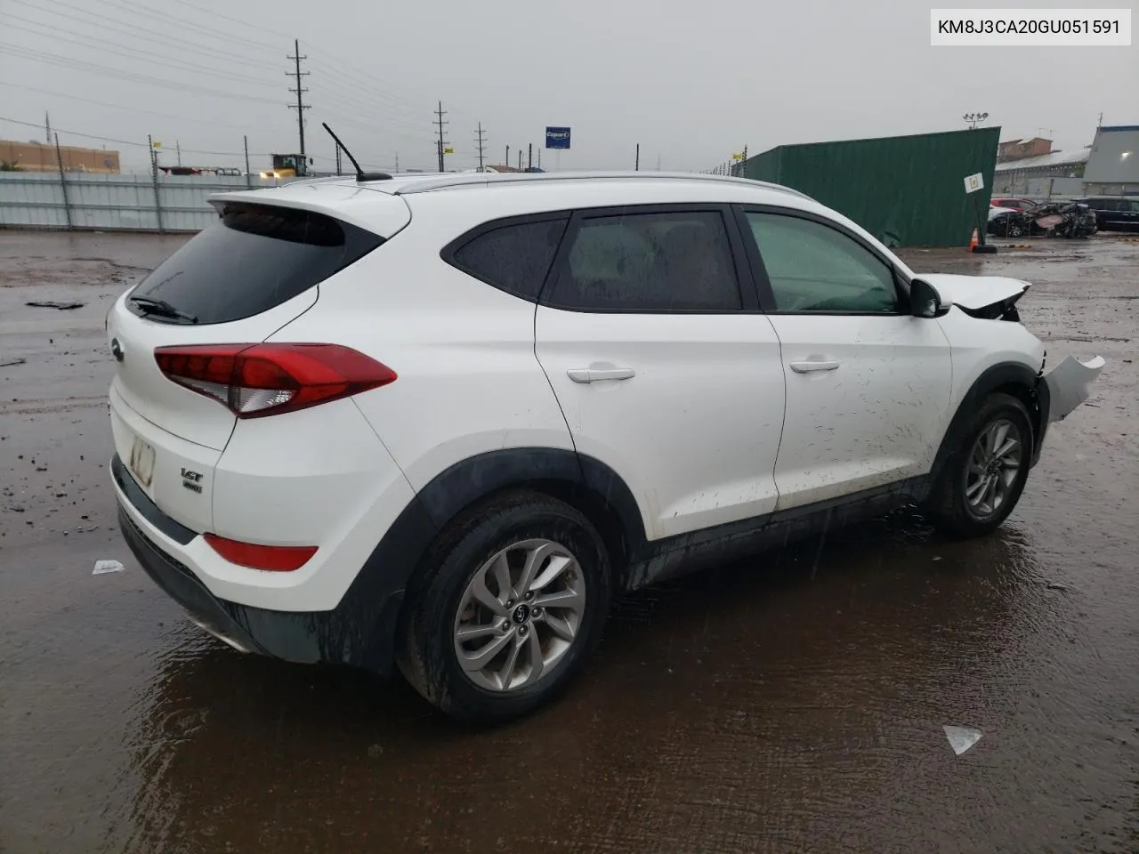 KM8J3CA20GU051591 2016 Hyundai Tucson Limited