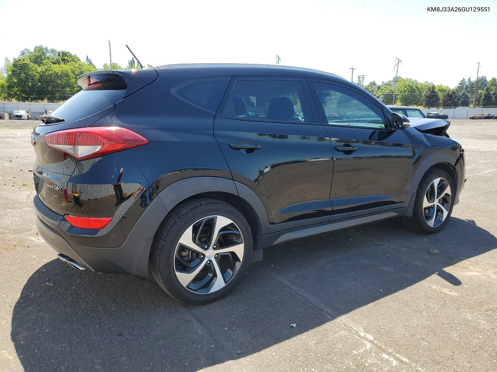 KM8J33A26GU129551 2016 Hyundai Tucson Limited