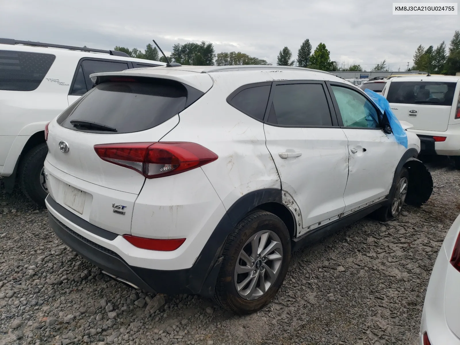 KM8J3CA21GU024755 2016 Hyundai Tucson Limited