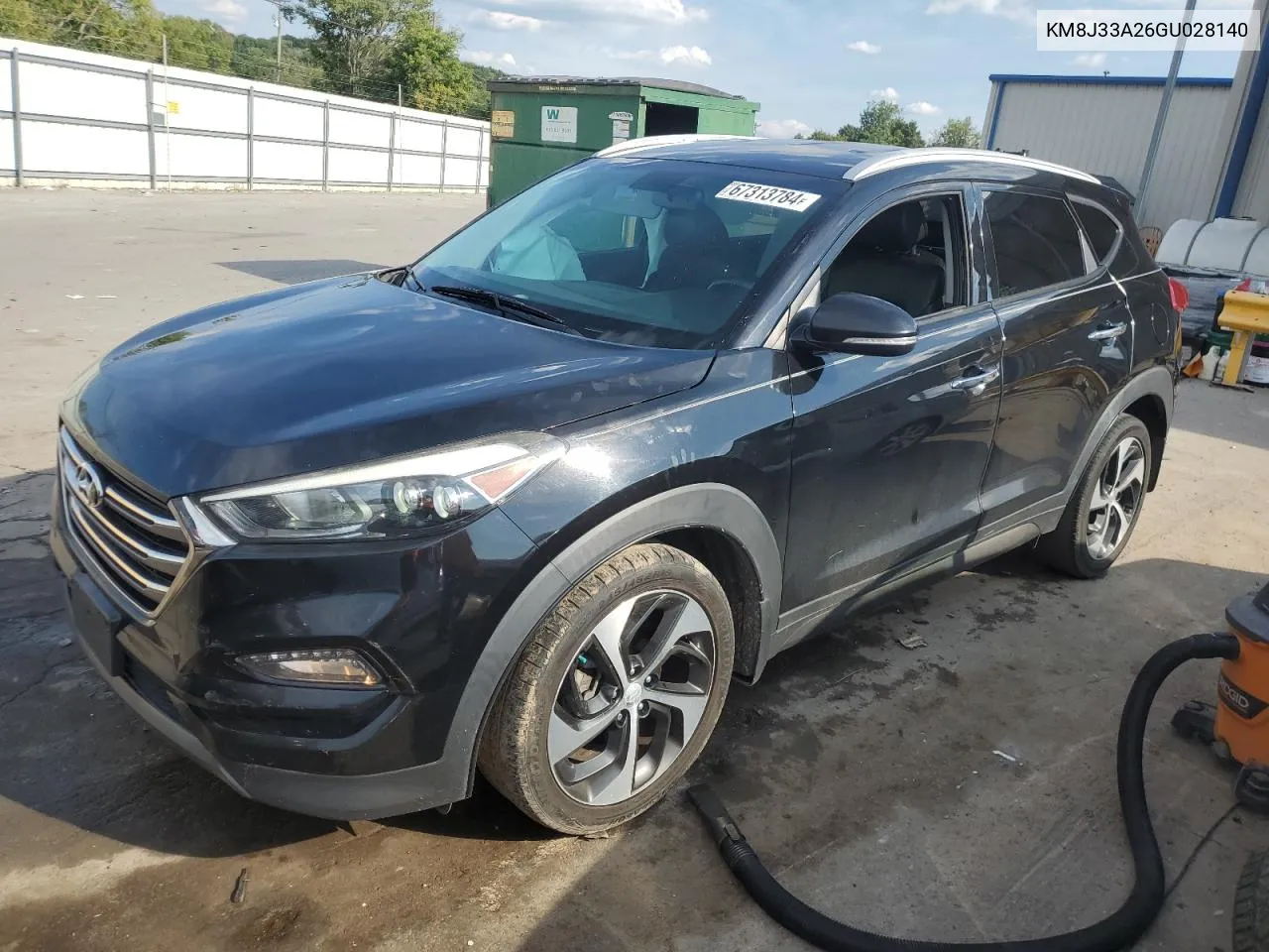 KM8J33A26GU028140 2016 Hyundai Tucson Limited