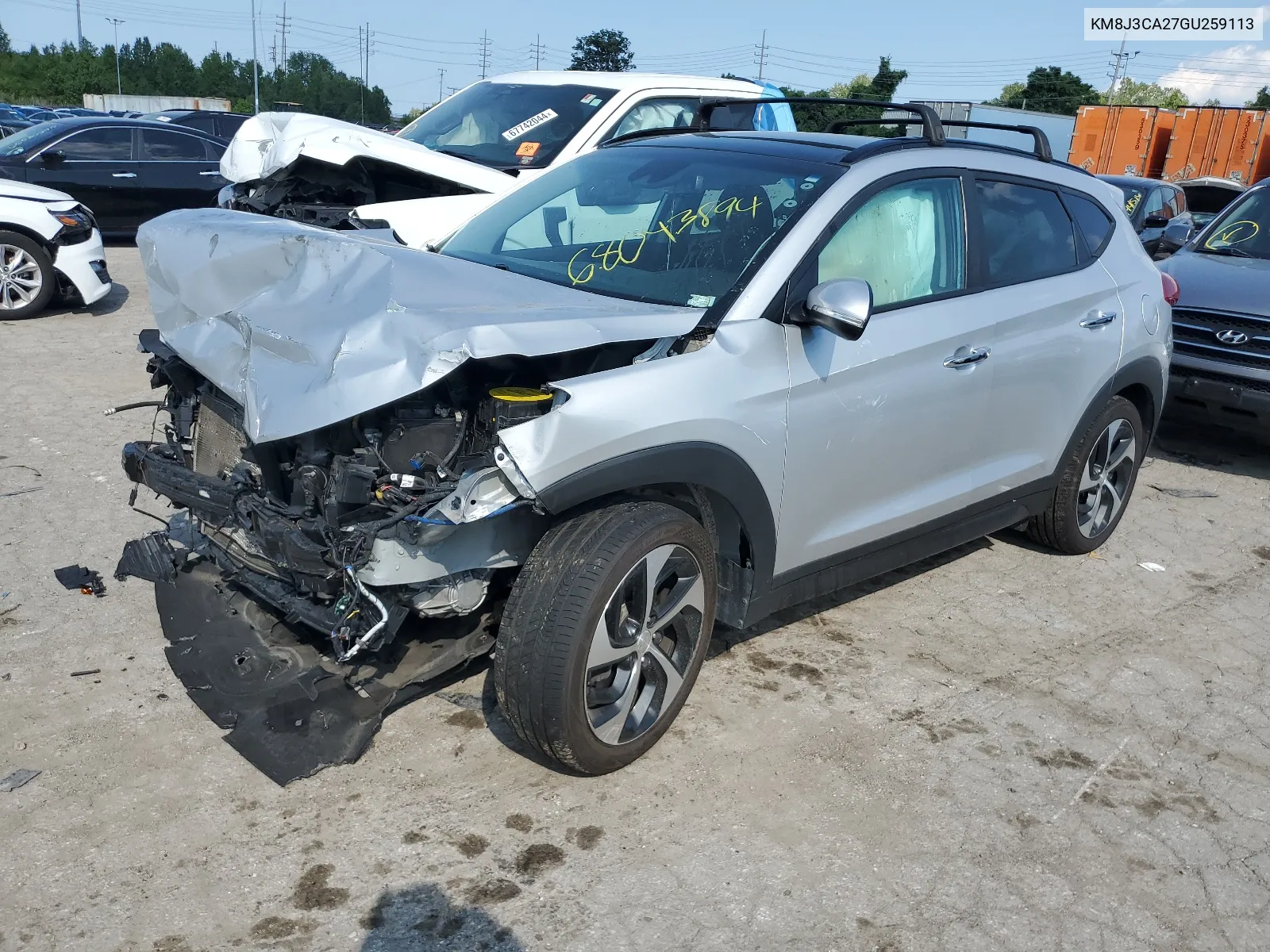 KM8J3CA27GU259113 2016 Hyundai Tucson Limited