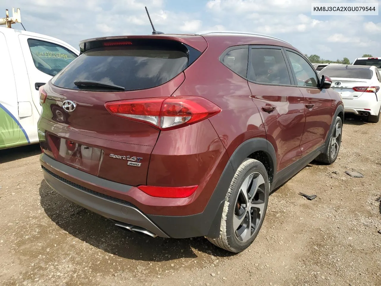 KM8J3CA2XGU079544 2016 Hyundai Tucson Limited