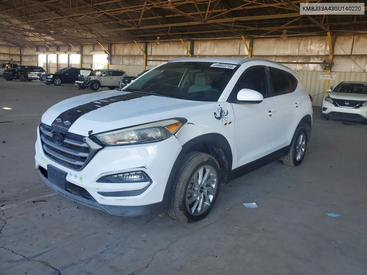 KM8J33A43GU140220 2016 Hyundai Tucson Limited