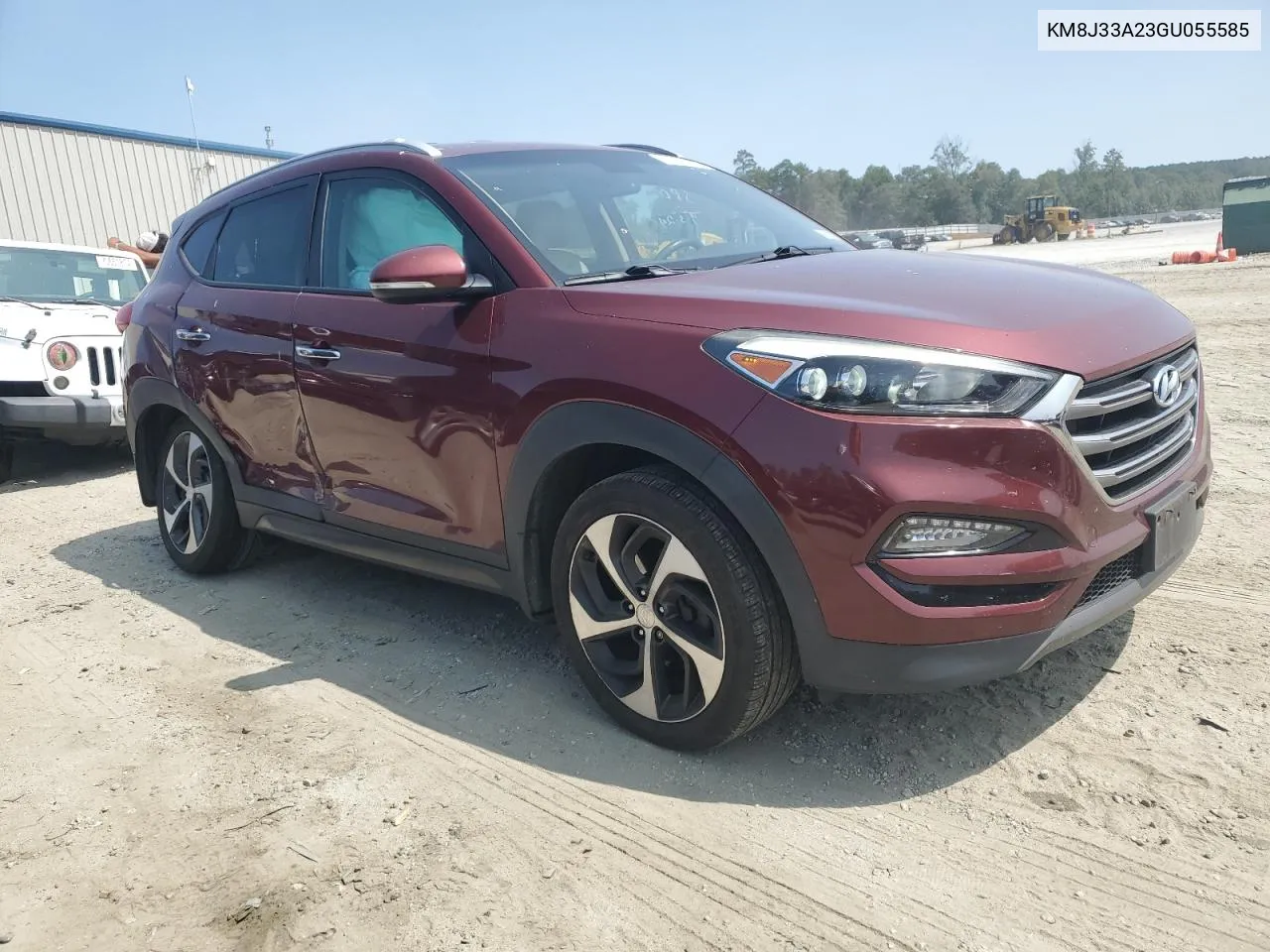 2016 Hyundai Tucson Limited VIN: KM8J33A23GU055585 Lot: 70786594