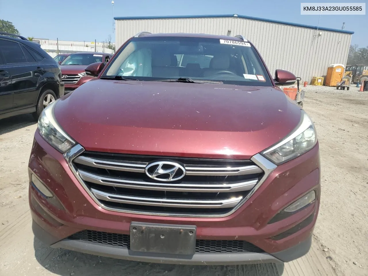 2016 Hyundai Tucson Limited VIN: KM8J33A23GU055585 Lot: 70786594