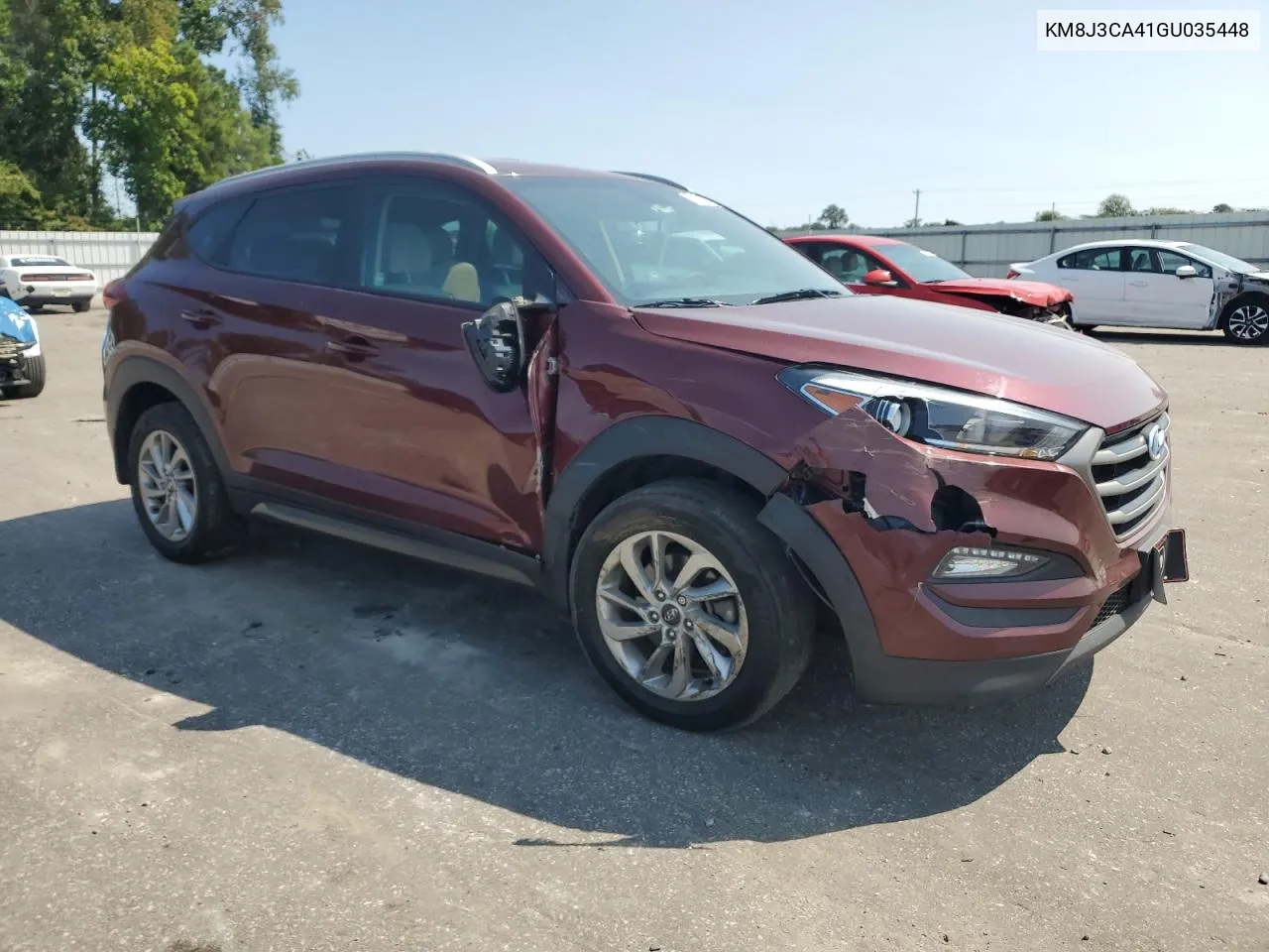 KM8J3CA41GU035448 2016 Hyundai Tucson Limited