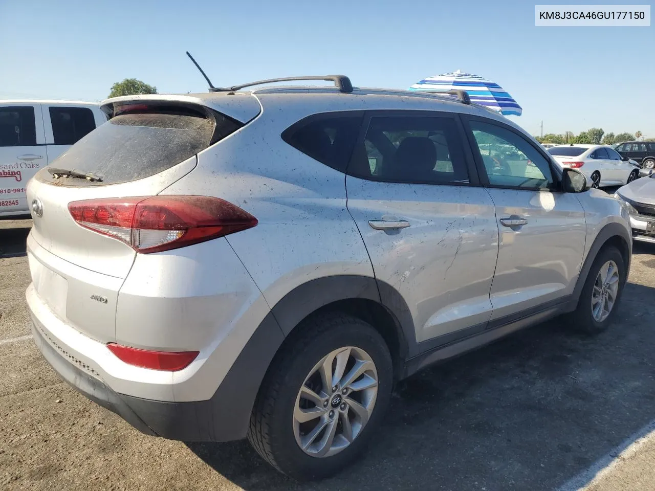 KM8J3CA46GU177150 2016 Hyundai Tucson Limited