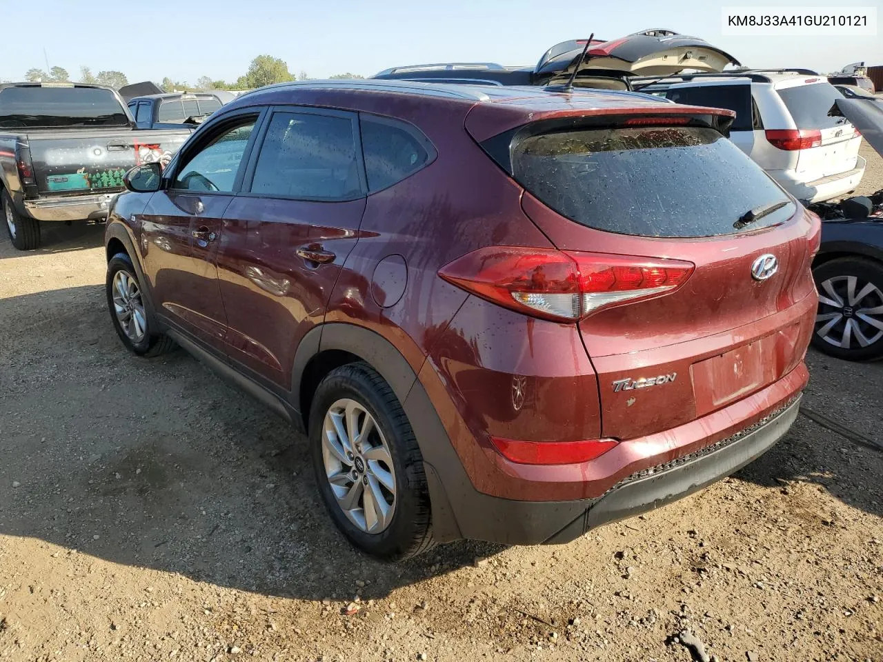 KM8J33A41GU210121 2016 Hyundai Tucson Limited