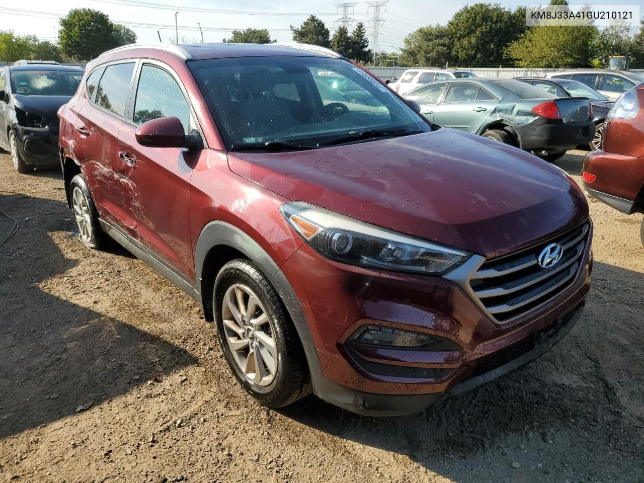 KM8J33A41GU210121 2016 Hyundai Tucson Limited