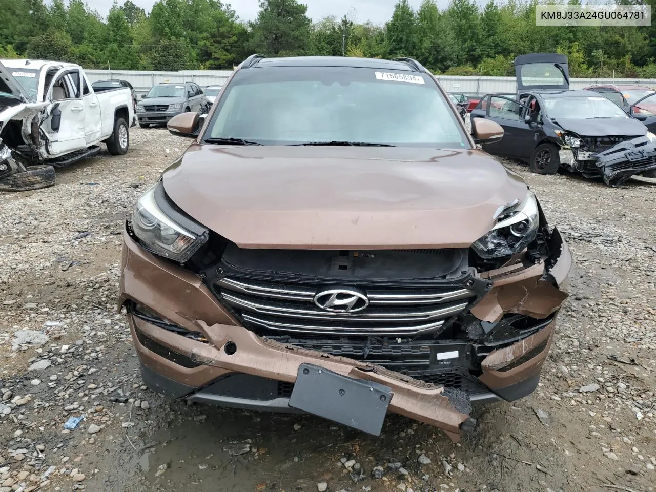 KM8J33A24GU064781 2016 Hyundai Tucson Limited