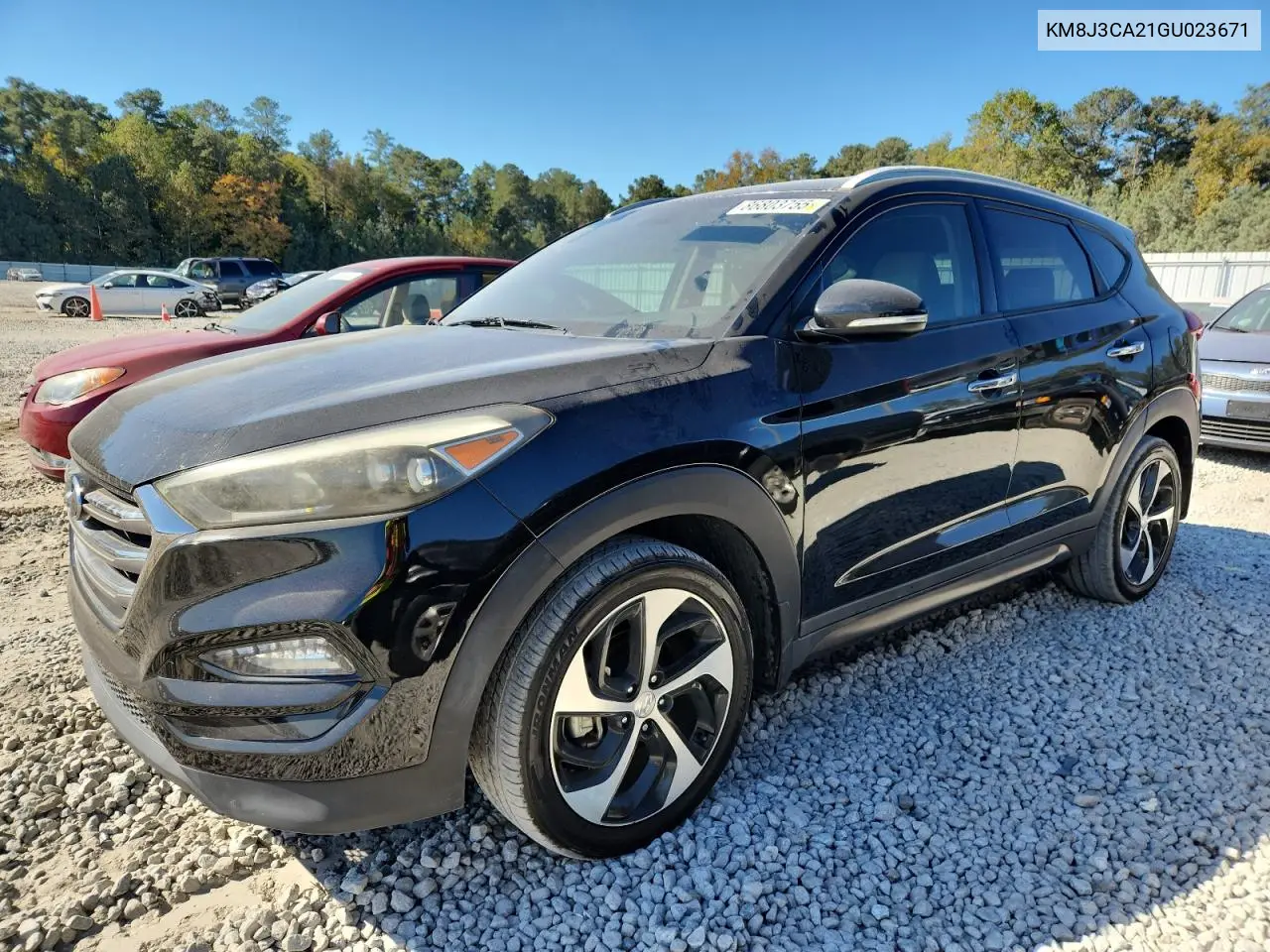 KM8J3CA21GU023671 2016 Hyundai Tucson Limited