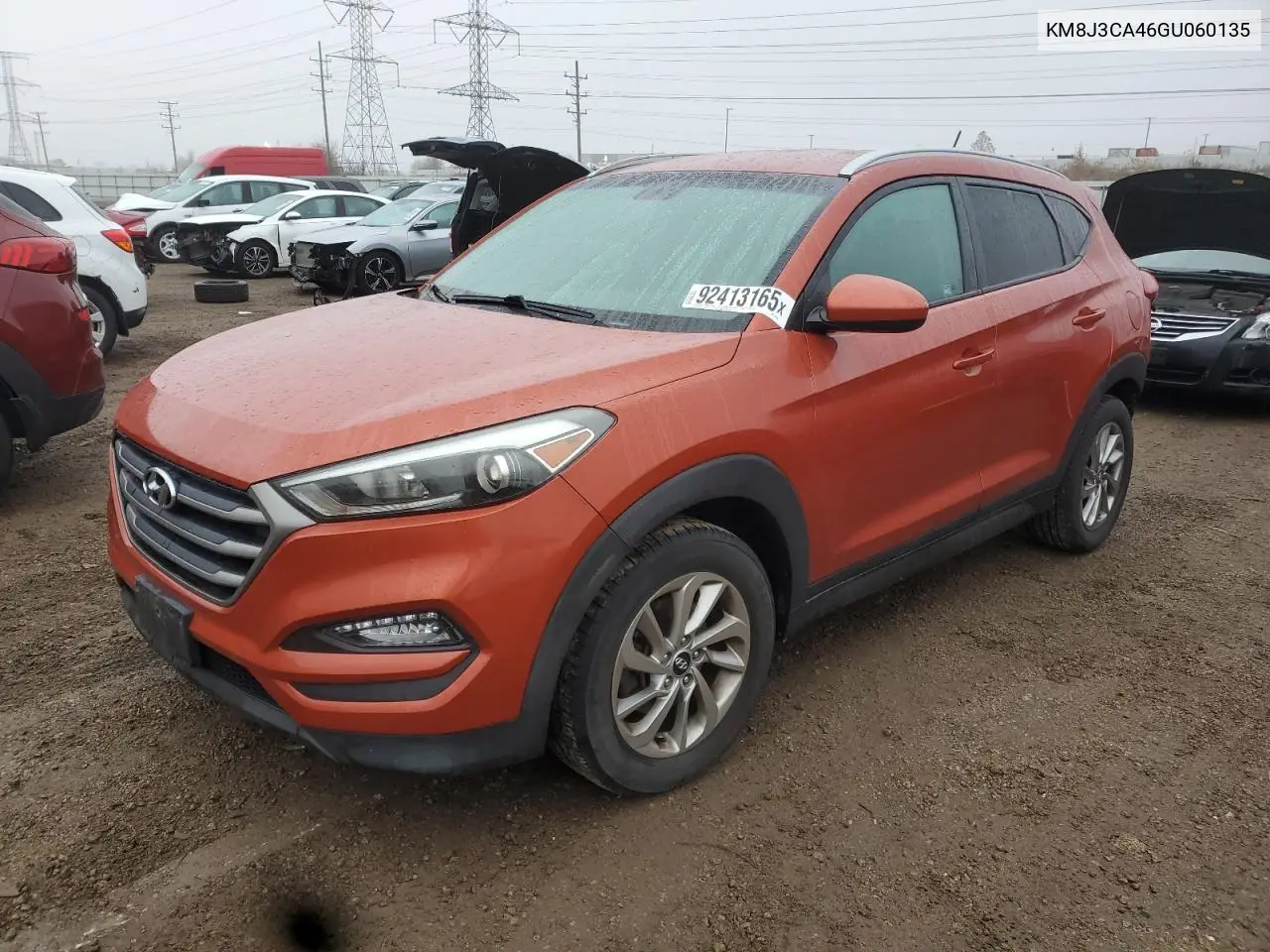 KM8J3CA46GU060135 2016 Hyundai Tucson Limited