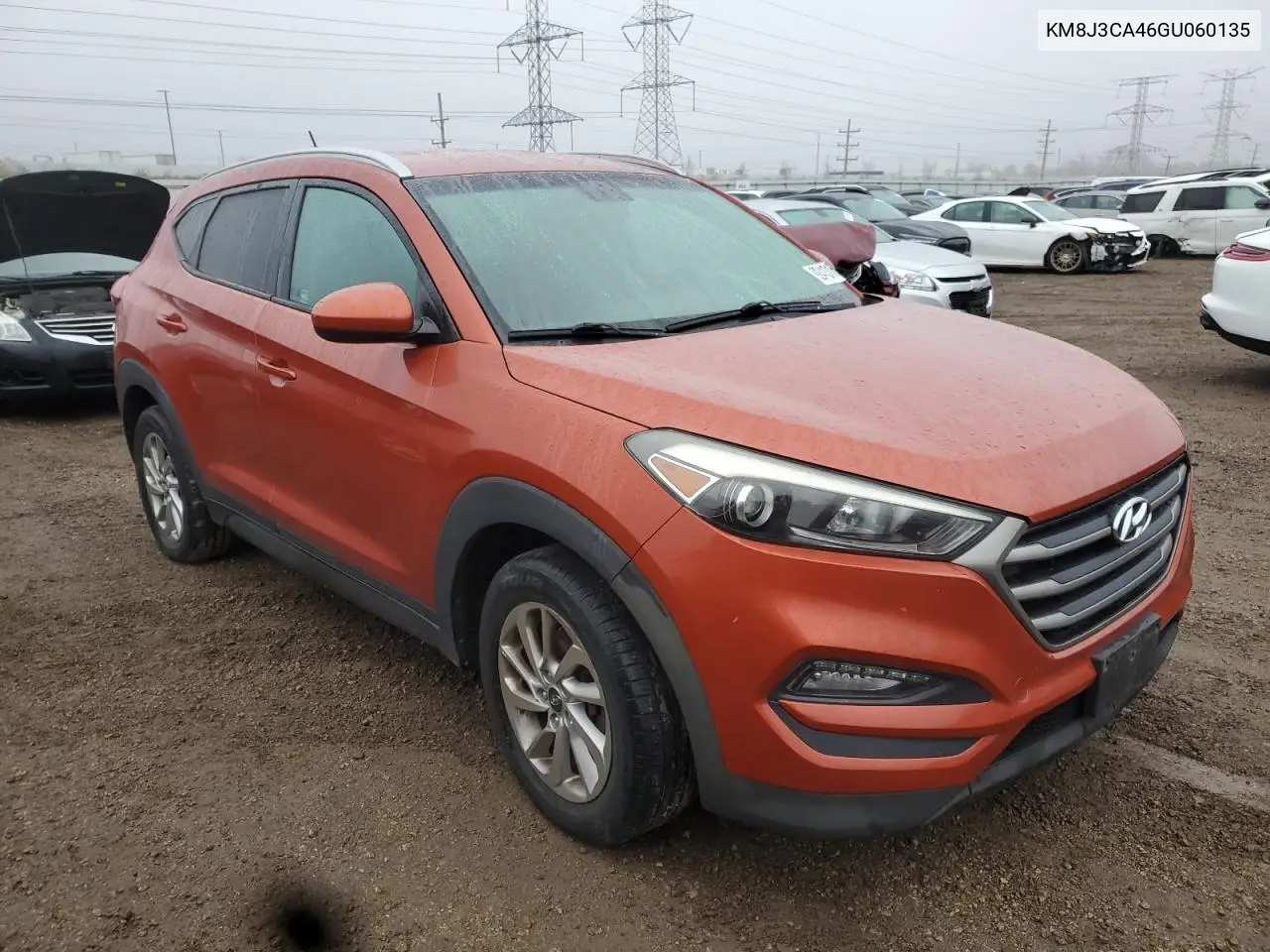 KM8J3CA46GU060135 2016 Hyundai Tucson Limited