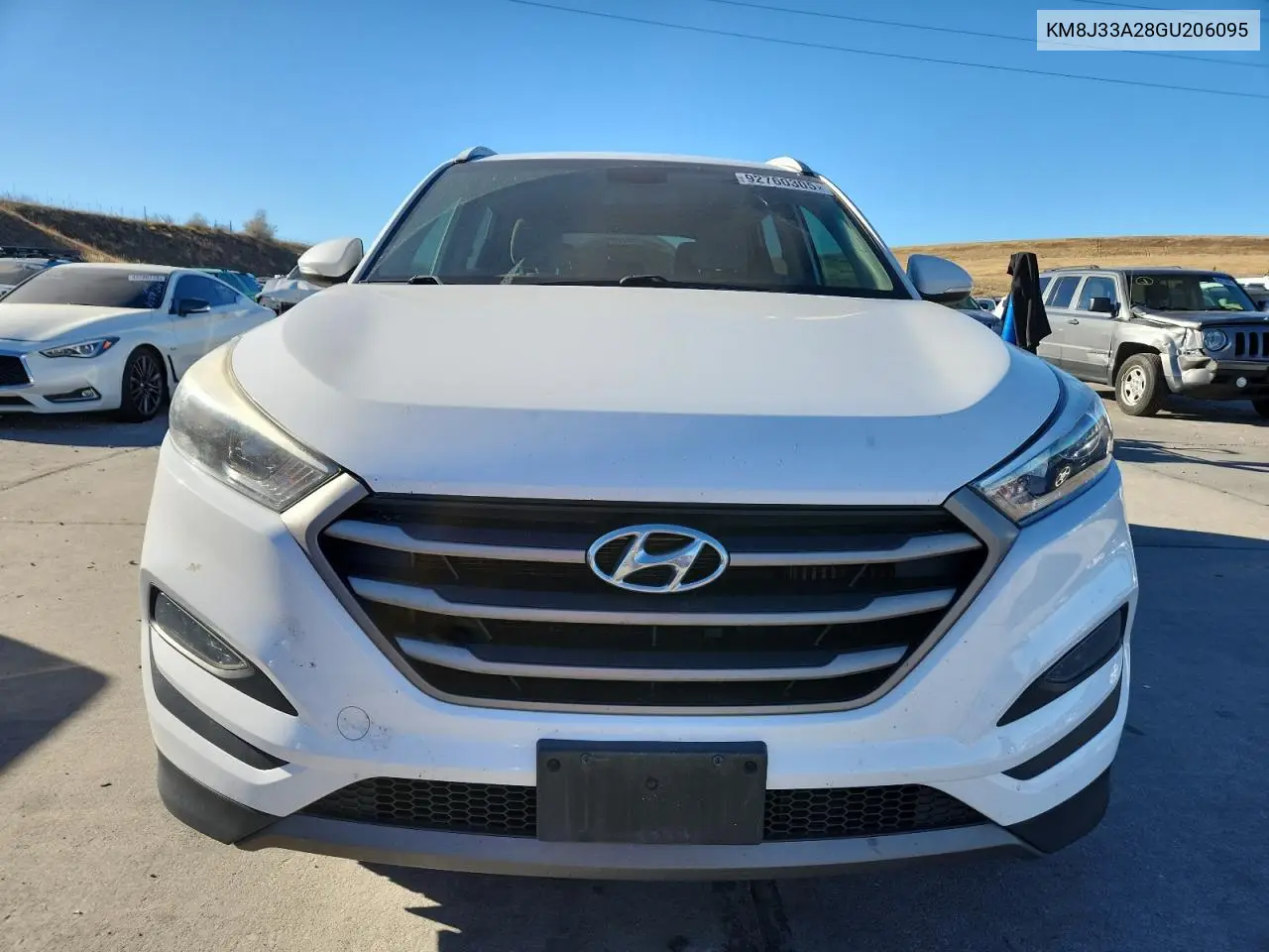 KM8J33A28GU206095 2016 Hyundai Tucson Limited
