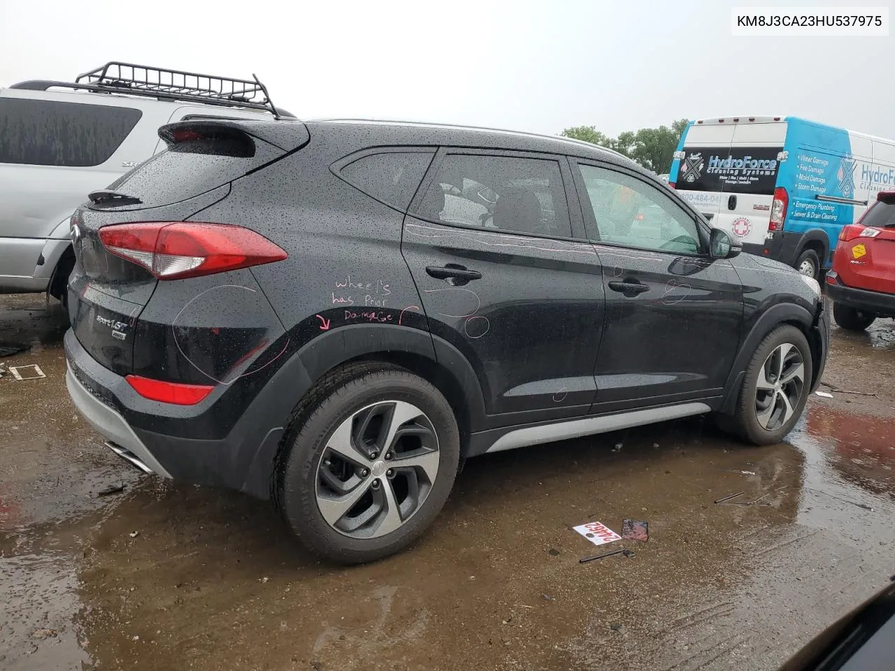 KM8J3CA23HU537975 2017 Hyundai Tucson Limited