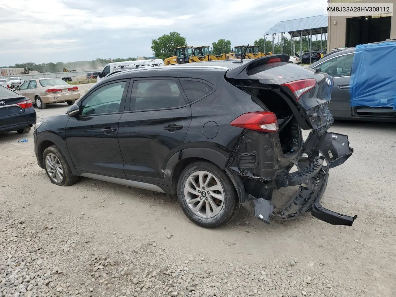 KM8J33A28HU308112 2017 Hyundai Tucson Limited