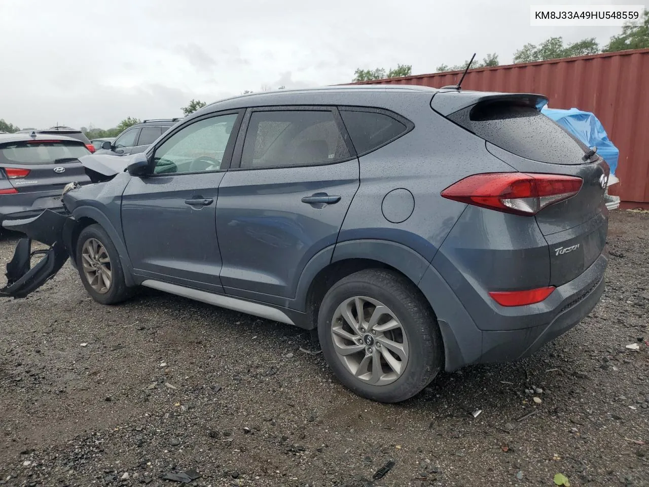 KM8J33A49HU548559 2017 Hyundai Tucson Limited