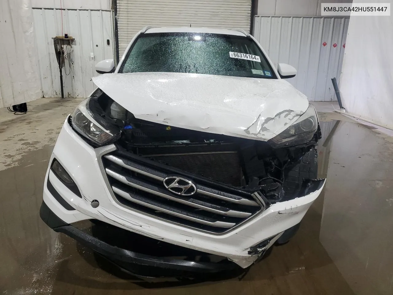 KM8J3CA42HU551447 2017 Hyundai Tucson Limited