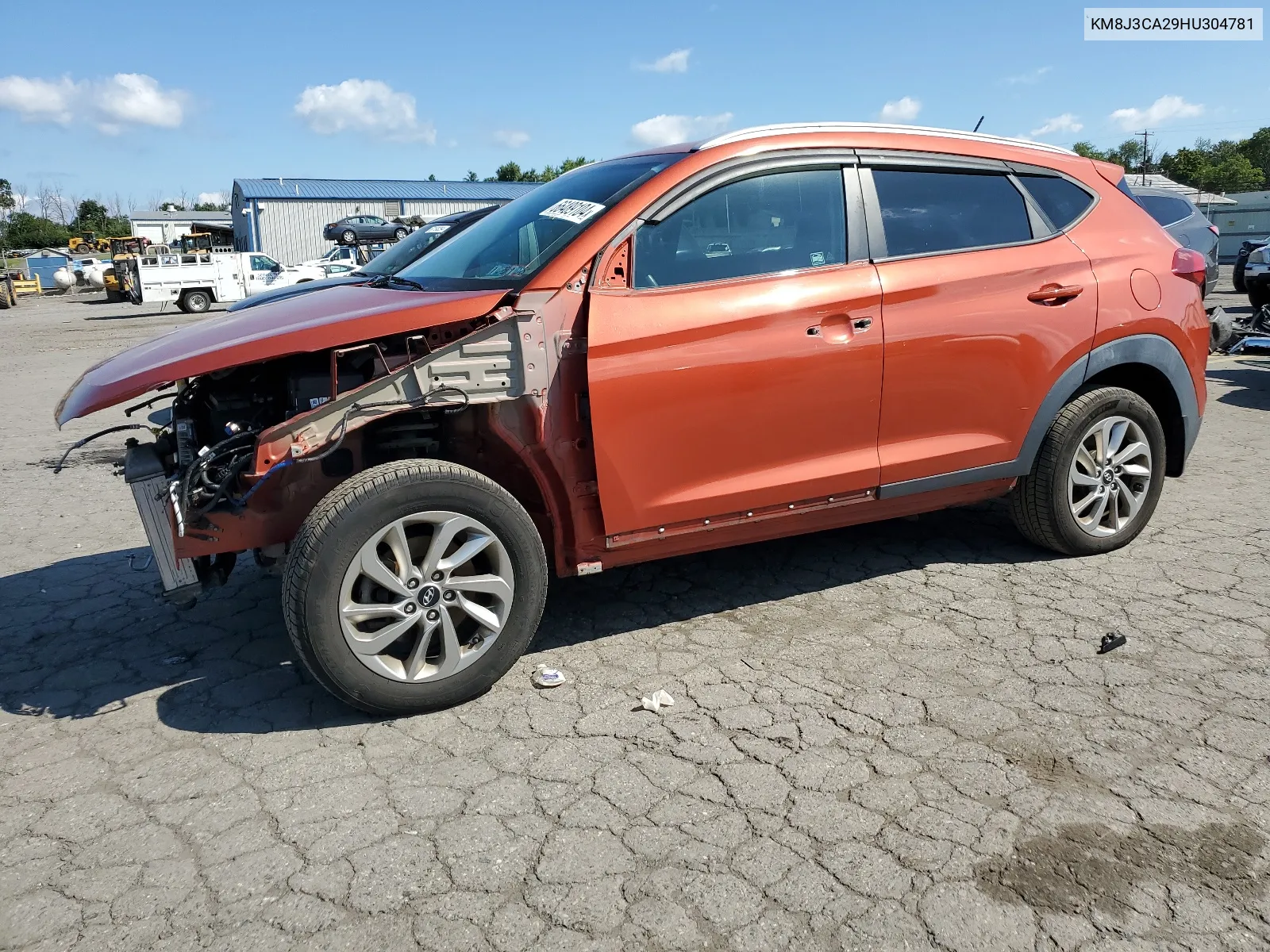 KM8J3CA29HU304781 2017 Hyundai Tucson Limited