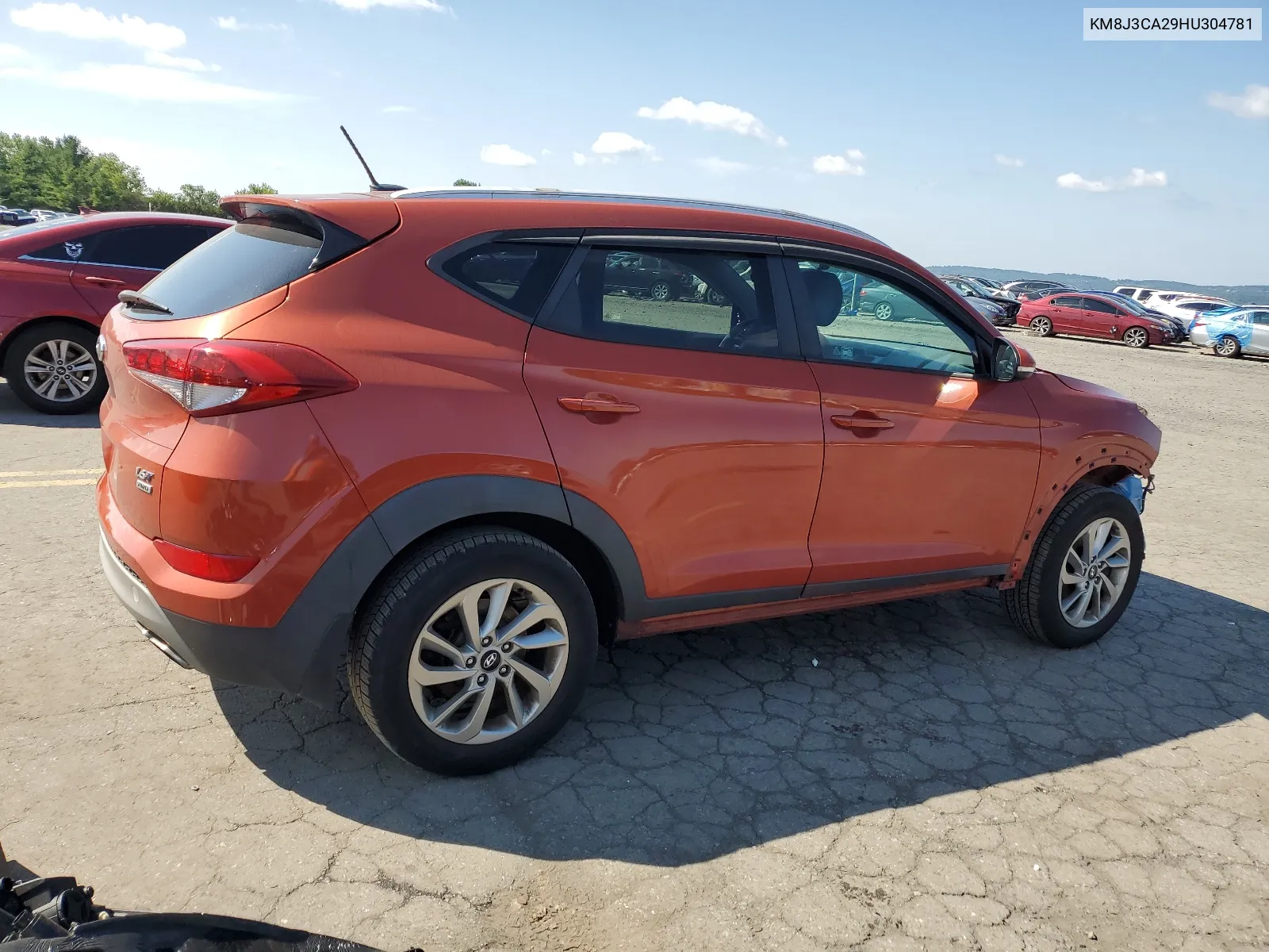 KM8J3CA29HU304781 2017 Hyundai Tucson Limited