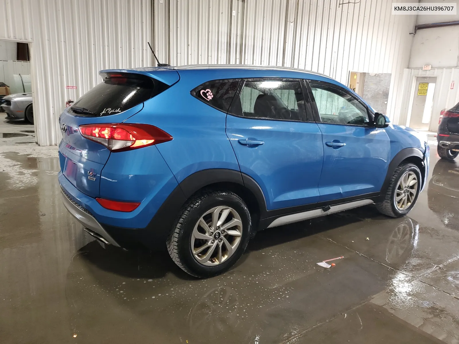 KM8J3CA26HU396707 2017 Hyundai Tucson Limited