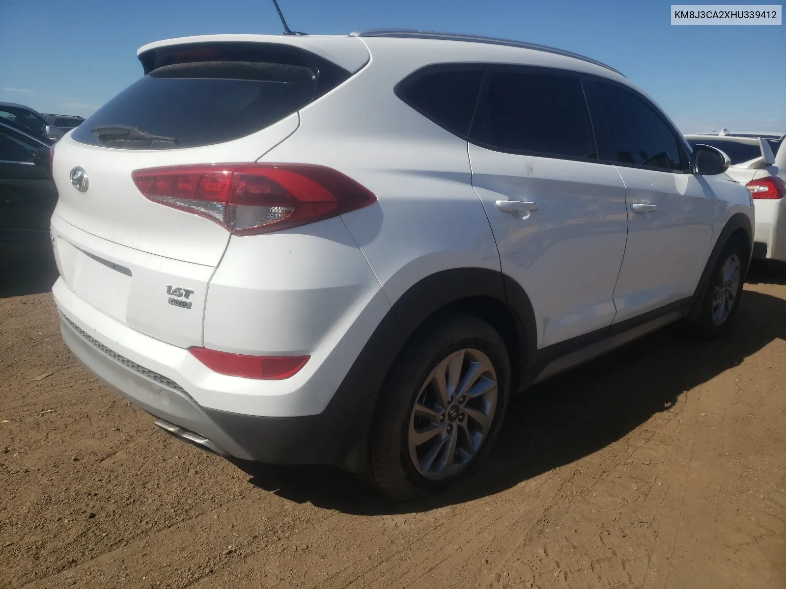 KM8J3CA2XHU339412 2017 Hyundai Tucson Limited