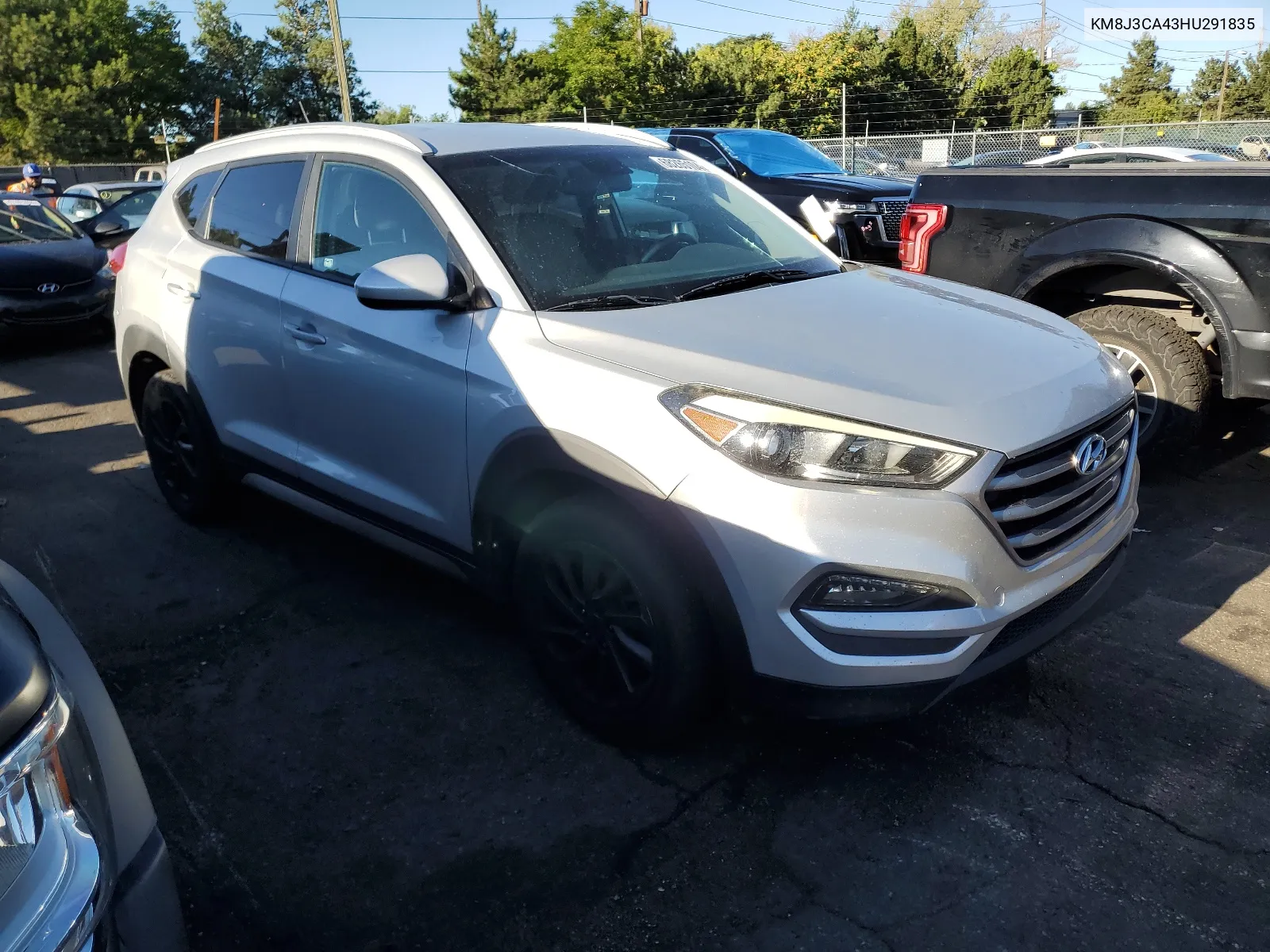 KM8J3CA43HU291835 2017 Hyundai Tucson Limited