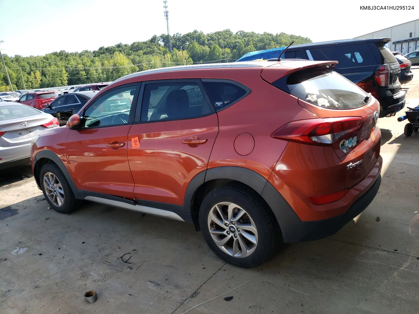 KM8J3CA41HU295124 2017 Hyundai Tucson Limited