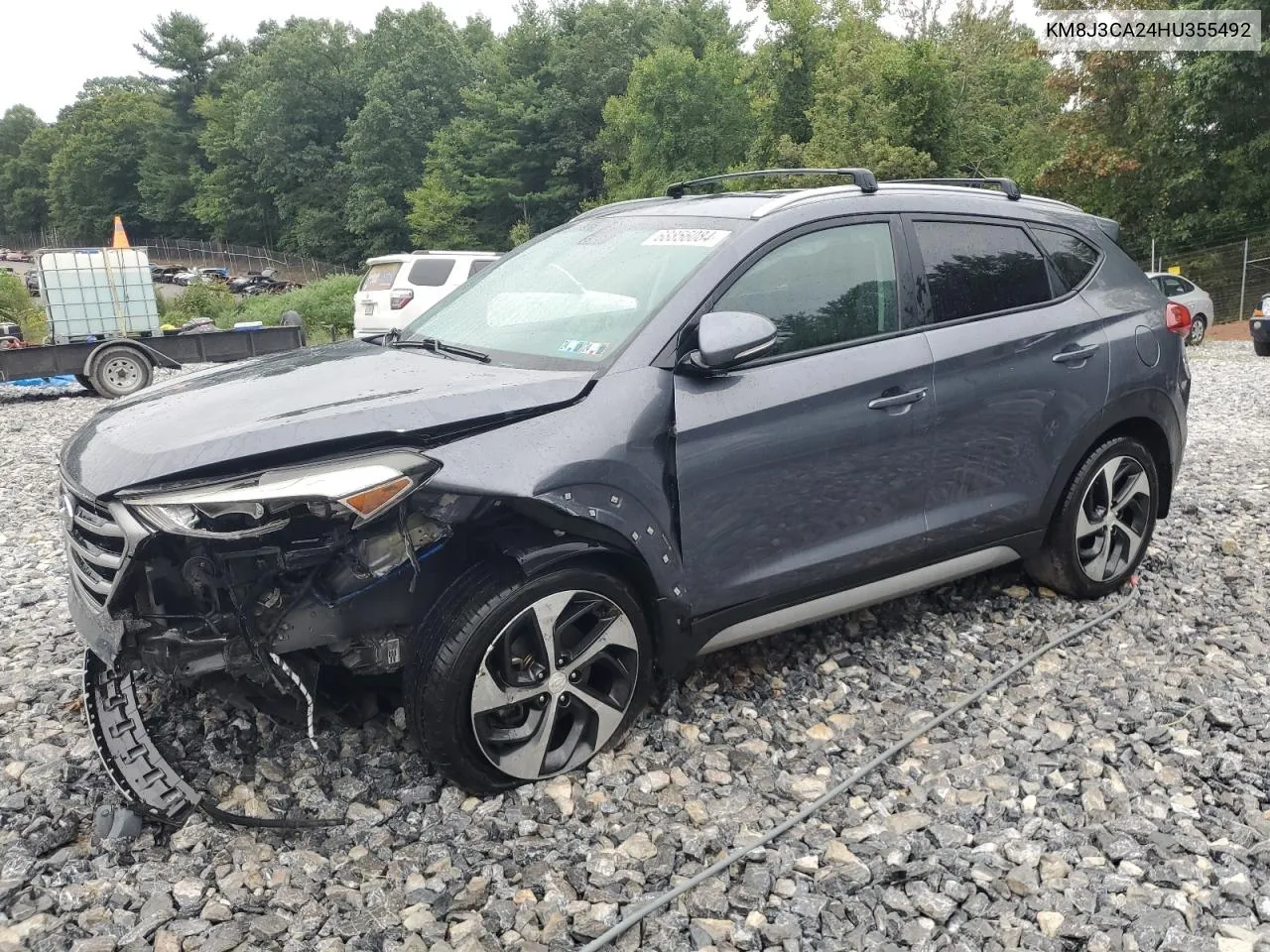 KM8J3CA24HU355492 2017 Hyundai Tucson Limited