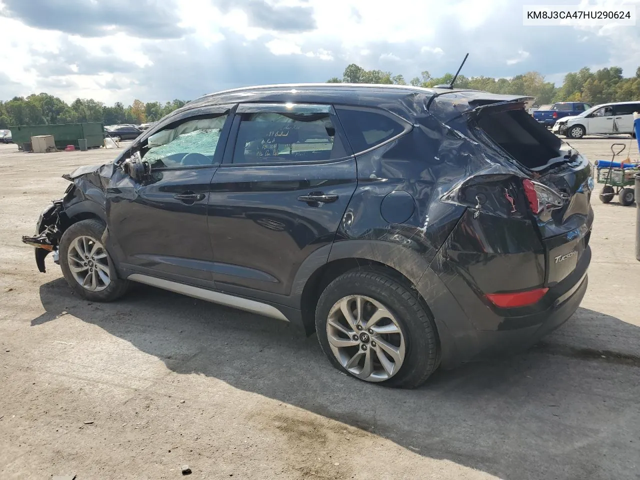 KM8J3CA47HU290624 2017 Hyundai Tucson Limited